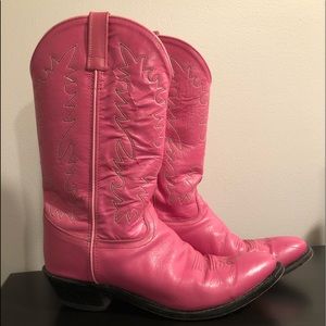 Pink Cowboy Boots